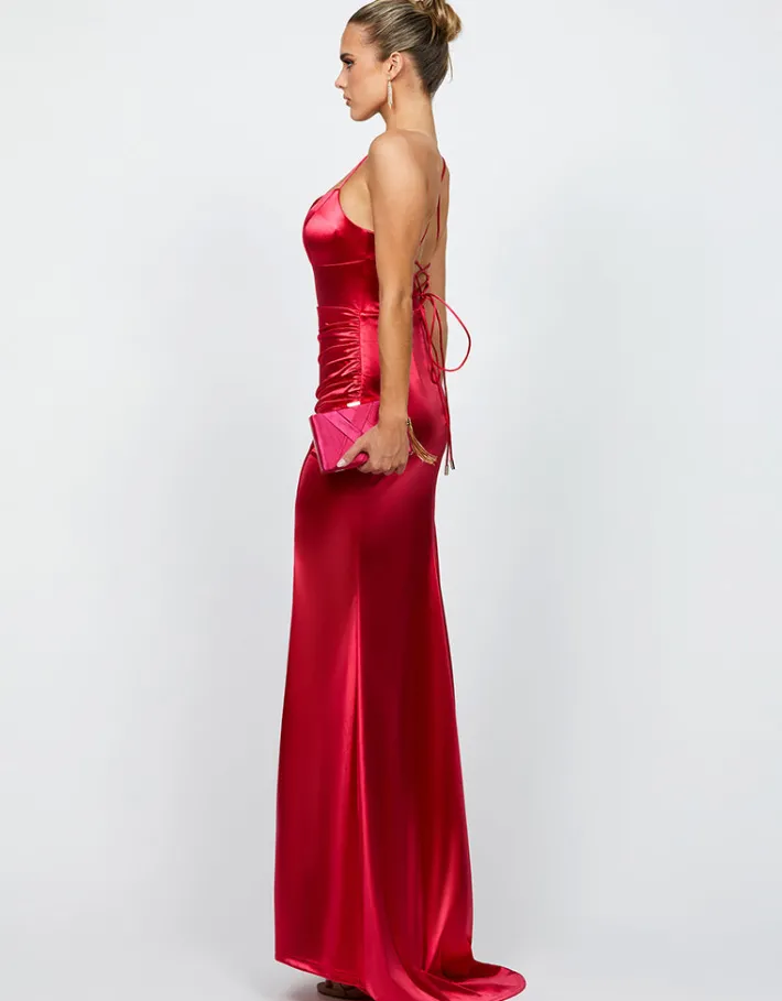 Formal / Prom Dresses | Maxi Dresses<Bariano SKYLAR V NECK STRAPPY BACK MAXI BL66D13L
