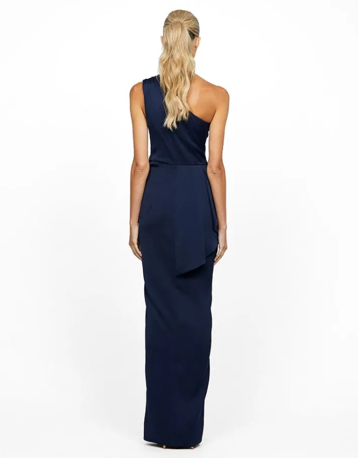 Gowns / Ballgowns | All Dresses<Bariano STAR CROSSED LOVERS ONE SHOUDLER FRILL GOWN B55D27L