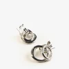 Jewellery<Bariano STELLA TRIPLE CIRCLES EARRINGS SILVER