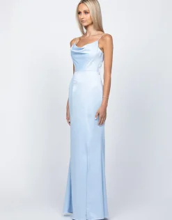 Gowns / Ballgowns | All Dresses<Bariano STEPHANIE COWL DRAPED SATIN GOWN B34D15L