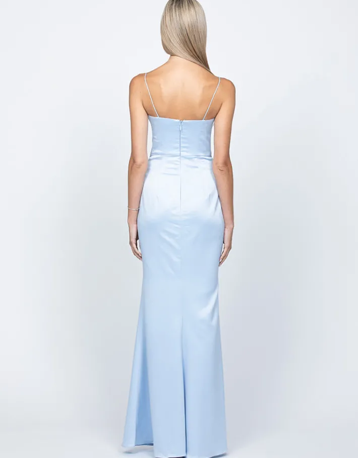 Gowns / Ballgowns | All Dresses<Bariano STEPHANIE COWL DRAPED SATIN GOWN B34D15L