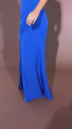 Gowns / Ballgowns | All Dresses<Bariano SUE FRILL SHOULDER GOWN BB33D31LW