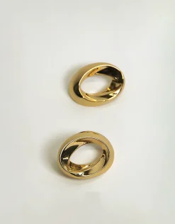 Jewellery<Bariano SURI CHUNKY EARRINGS GOLD