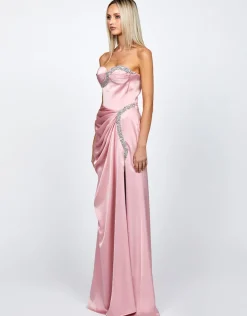Maxi Dresses | All Dresses<Bariano SYANNA EMBELLISHED SWEETHEART GOWN B72D56L LIGHT PINK