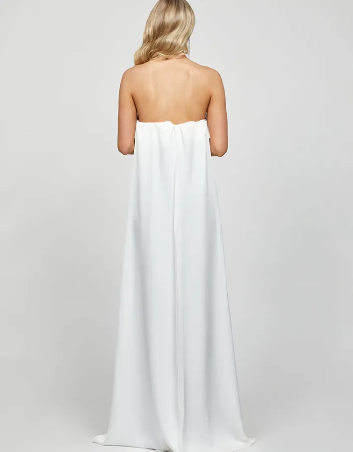 Formal / Prom Dresses | Maxi Dresses<Bariano TONAIYA DRAPED GOWN B73D20L BLACK/WHITE