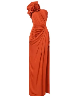 Formal / Prom Dresses | Maxi Dresses<Bariano VACATION ASYMMETRIC GOWN B65D26L
