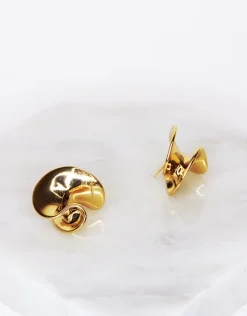 Jewellery<Bariano VERA HUGGIE EARRINGS GOLD