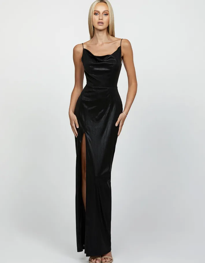 Formal / Prom Dresses | Maxi Dresses<Bariano VERONIKA COWL NECK BACKLESS MAXI BL60D11L