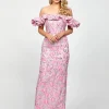 Maxi Dresses | All Dresses<Bariano WILLA FRILL COLUMN MAXI BL73D19L