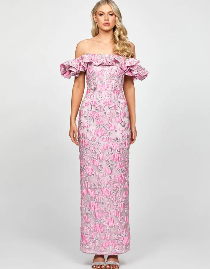 Maxi Dresses | All Dresses<Bariano WILLA FRILL COLUMN MAXI BL73D19L