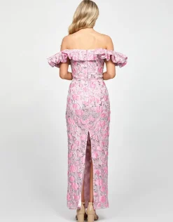Maxi Dresses | All Dresses<Bariano WILLA FRILL COLUMN MAXI BL73D19L