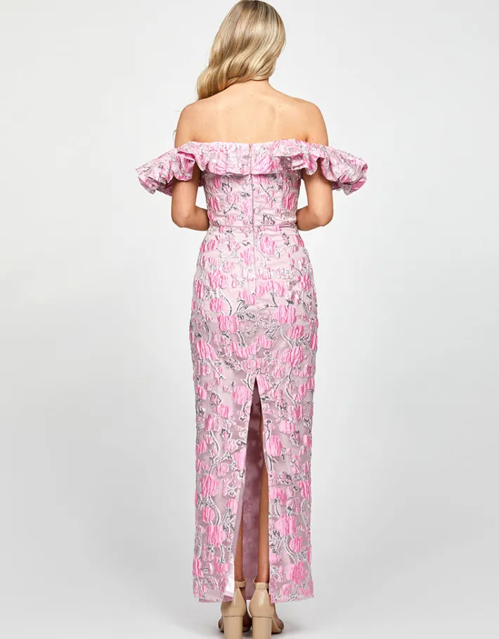 Maxi Dresses | All Dresses<Bariano WILLA FRILL COLUMN MAXI BL73D19L