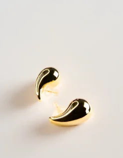 Jewellery<Bariano WILLOW TEARDROP EARRINGS GOLD