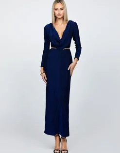 Midi Dresses | All Dresses<Bariano YVETTE REVERSIBLE MAXI DRESS BL63D17L
