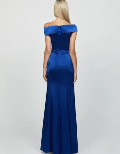 Formal / Prom Dresses | Gowns / Ballgowns<Bariano YVONNE OFF SHOULDER GOWN B54D10L ROYAL BLUE
