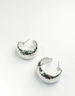 Jewellery<Bariano ZAHIDA TEXTURED HOOPS