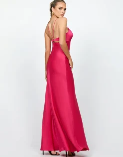 Formal / Prom Dresses | Maxi Dresses<Bariano ZURI FISHTAIL MAXI BL74D12L FUCHSIA